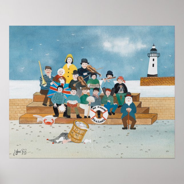 Old Pirates of Penzance Poster (Front)