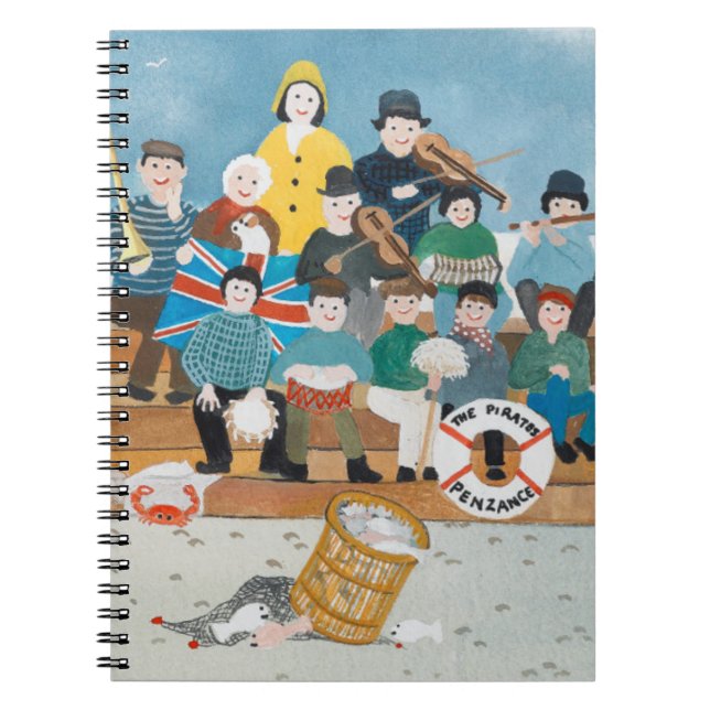 Old Pirates of Penzance Spiral Notebook (Front)