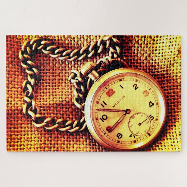 Old Pocket Watch Jigsaw Puzzle (Horizontal)