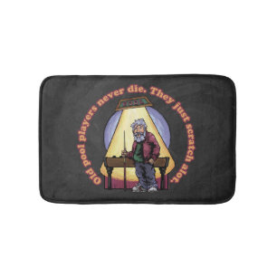 Old Pool players Bath Mat