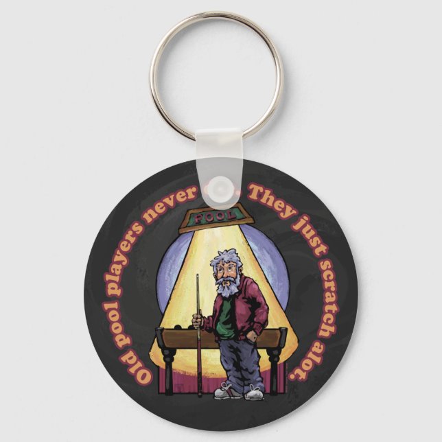 Old Pool Players Key Ring (Front)