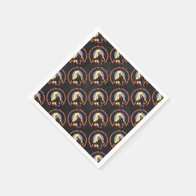 Old Pool players Napkin (Corner)