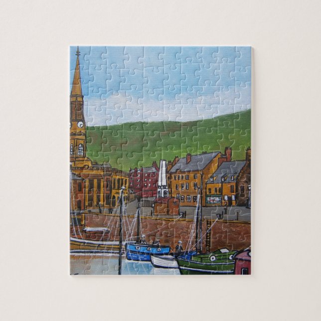 Old Port  Glasgow Harbor Jigsaw Puzzle (Vertical)