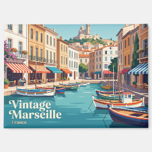 Old Port of Marseille France Magnet