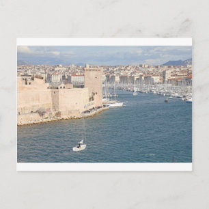 Old port of Marseilles Postcard