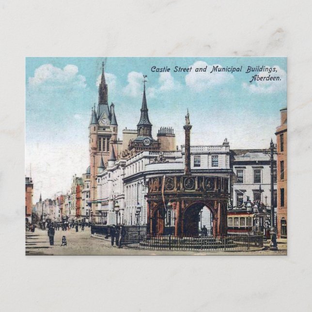 Old Postcard - Aberdeen, Scotland (Front)