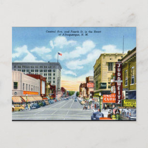 Old Postcard - Albuquerque, New Mexico, USA