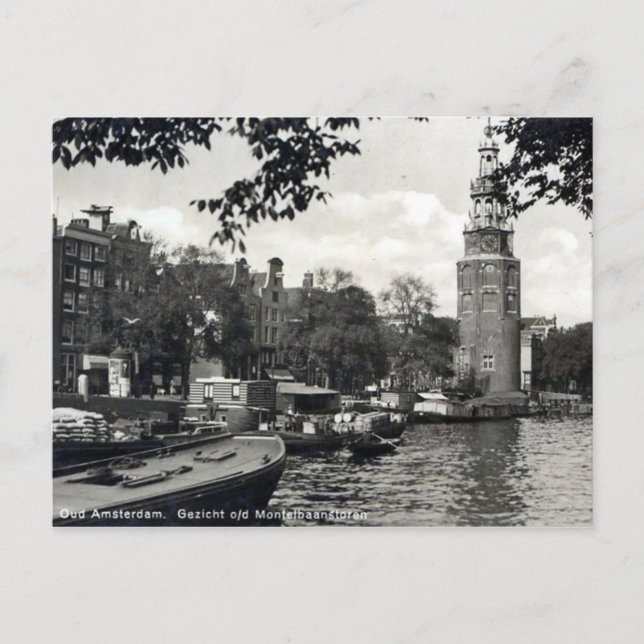 Old Postcard, Amsterdam Postcard (Front)