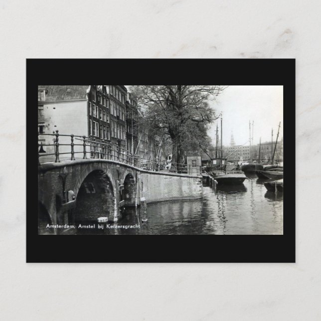 Old Postcard, Amsterdam Postcard (Front)