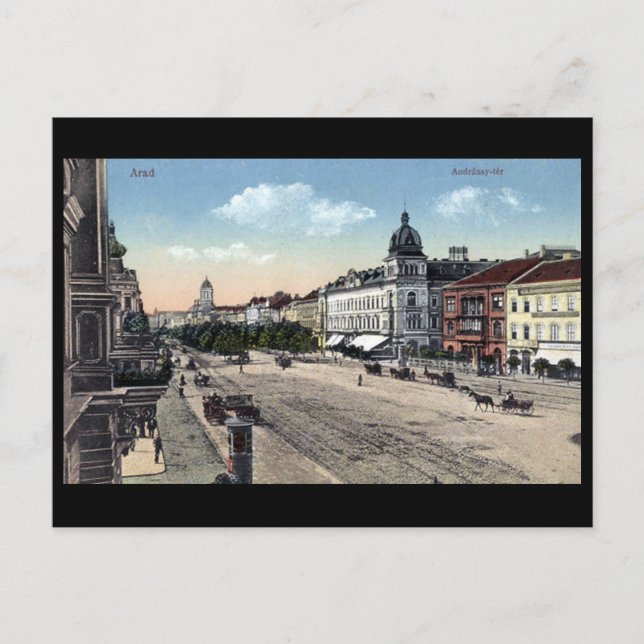 Old Postcard - Arad, Romania (Front)
