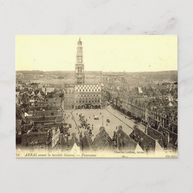 Old Postcard - Arras, Pas-de-Calais, France (Front)
