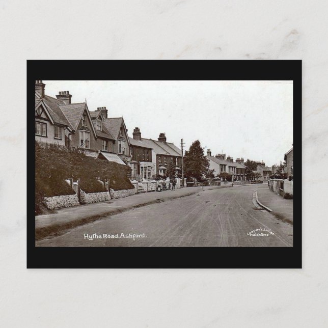 Old Postcard - Ashford, Kent (Front)