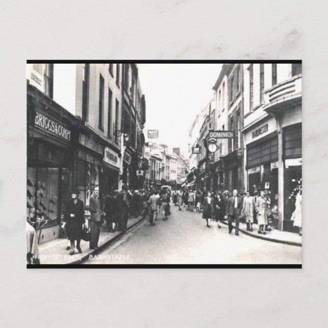 Old Postcard - Barnstaple, Devon (Front)