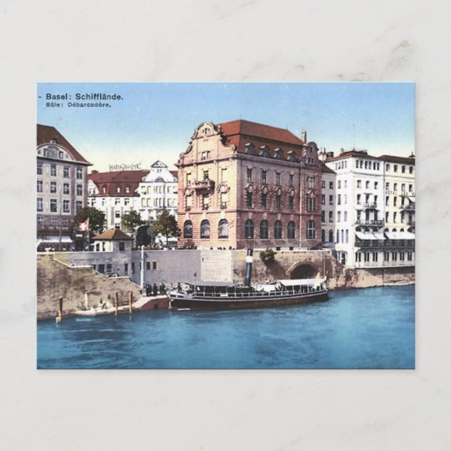 Old Postcard - Basel, Switzerland (Front)