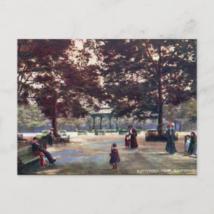 Old Postcard - Battersea Park, London