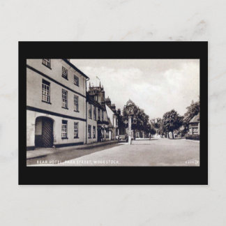 Old Postcard - Bear Hotel, Woodstock, Oxfordshire