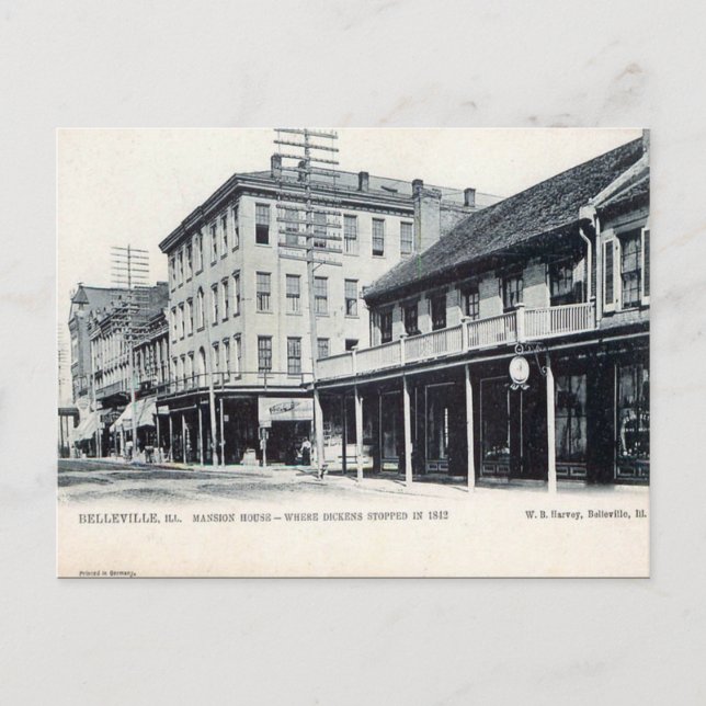 Old Postcard - Belleville, Illinois (Front)
