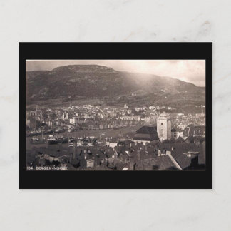 Old Postcard, Bergen, Norway Postcard