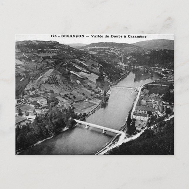 Old Postcard - Besançon, Doubs, France (Front)