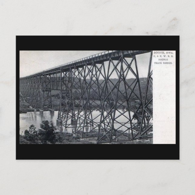 Old Postcard - Boone, Iowa, USA (Front)
