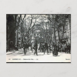Old Postcard - Boulevard de Muy, Marseille