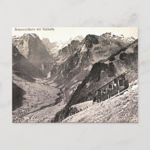 Old Postcard - Braunwald, Switzerland