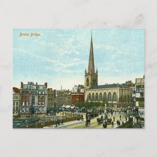 Old Postcard - Bristol Bridge