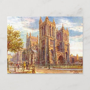 Old Postcard - Bristol Cathedral