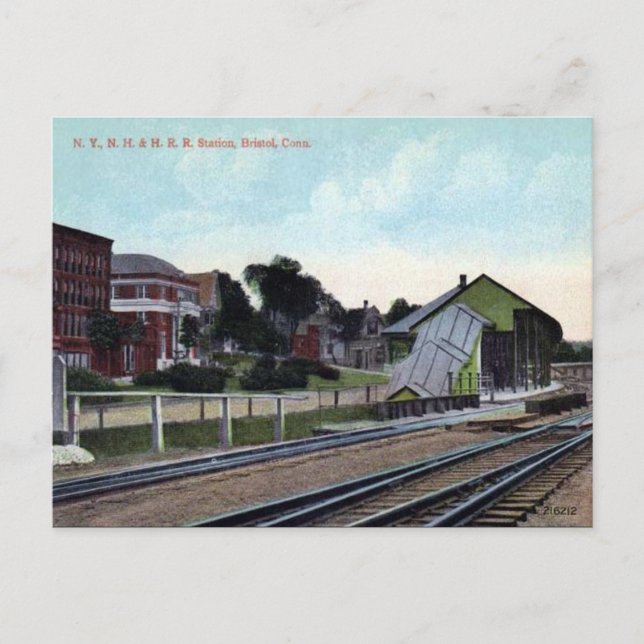 Old Postcard - Bristol, Connecticut, USA (Front)