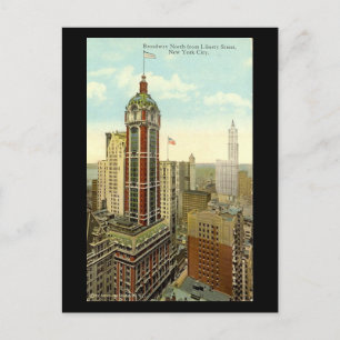 Old Postcard - Broadway, New York City