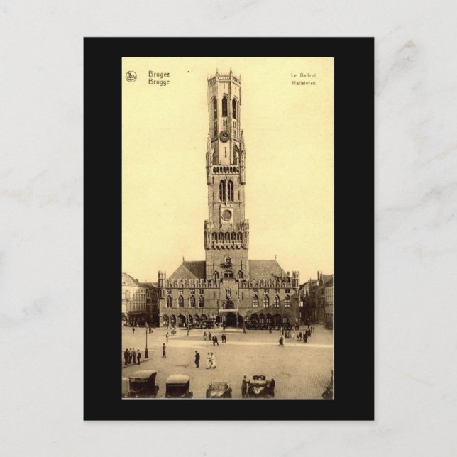 Old Postcard, Bruges Postcard (Front)