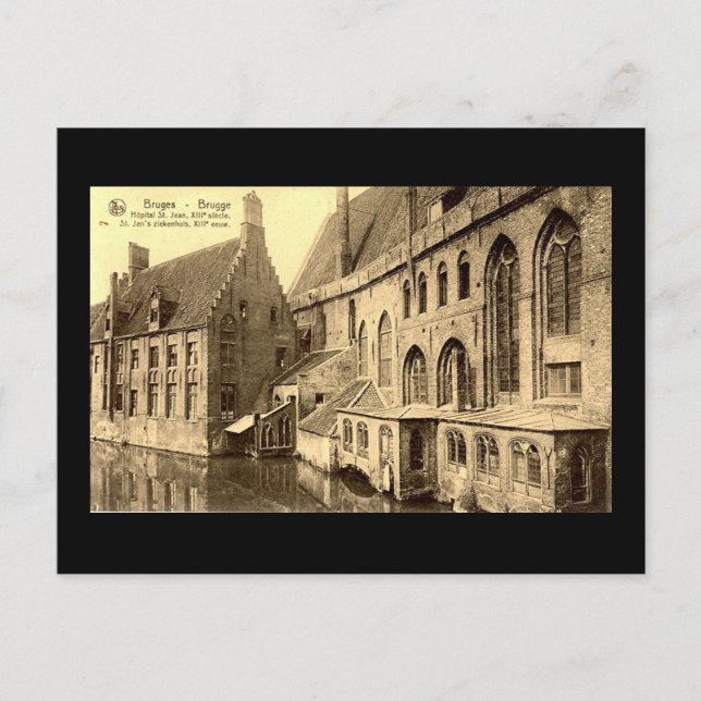 Old Postcard, Bruges Postcard (Front)