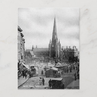 Old Postcard - Bull Ring, Birmingham