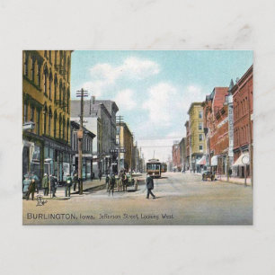Old Postcard - Burlington, Iowa, USA