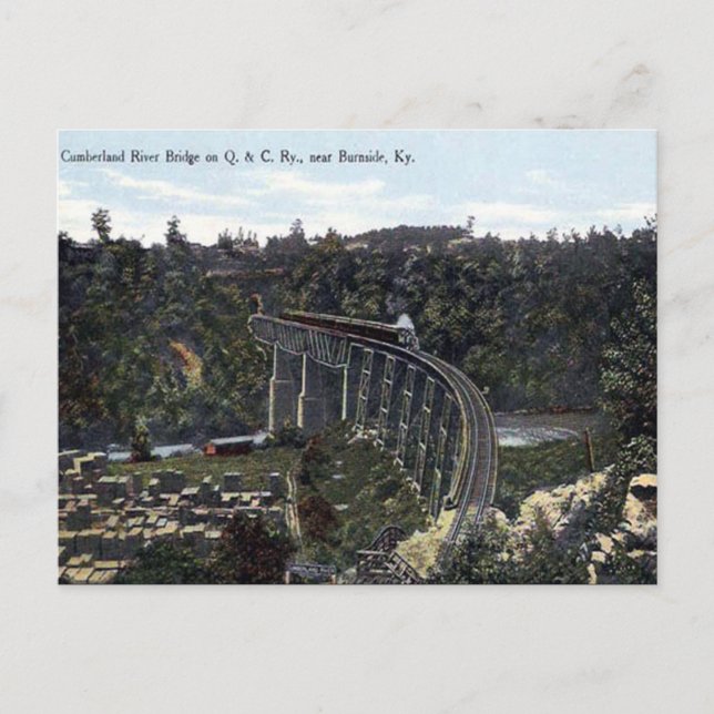 Old Postcard - Burnside, Kentucky, USA (Front)