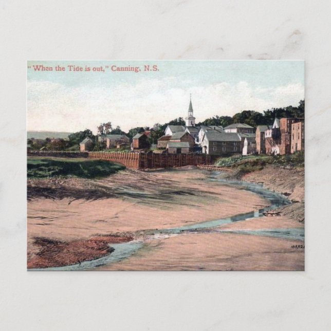 Old Postcard - Canning Nova Scotia, Canada (Front)