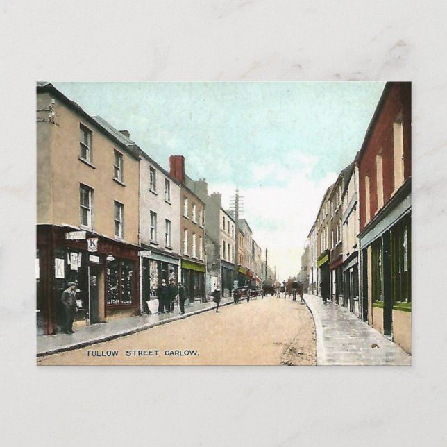 Old Postcard - Carlow, Ireland (Front)