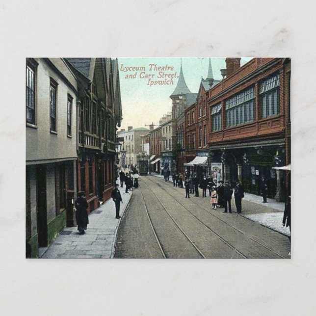 Old Postcard - Carr St, Ipswich, Suffolk (Front)