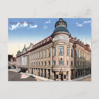 Old Postcard - Central Theatre, Leipzig