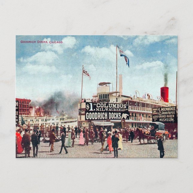 Old Postcard - Chicago, Illinois (Front)