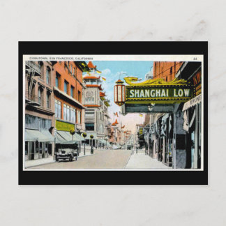 Old Postcard - Chinatown, San Francisco