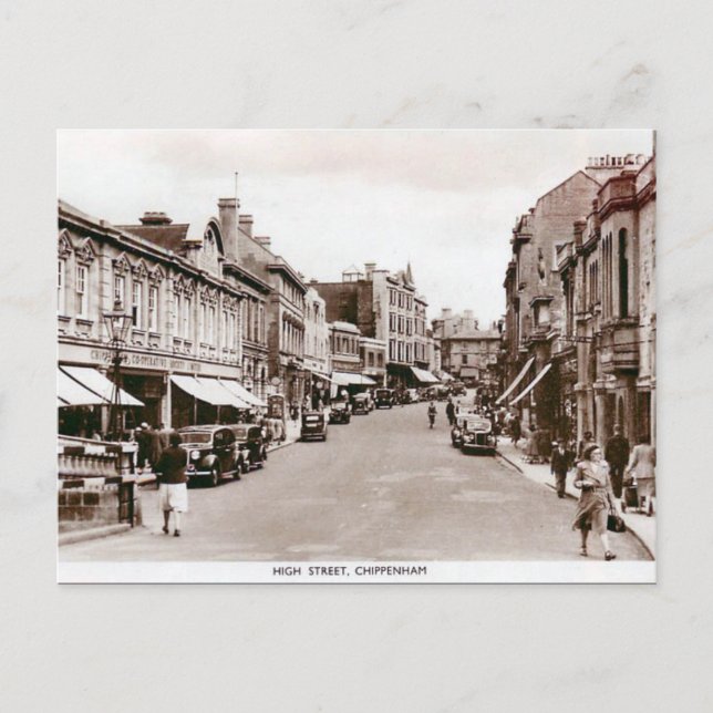 Old Postcard - Chippenham, Wiltshire (Front)