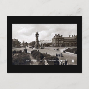 Old Postcard - Clock Tower, Skegness