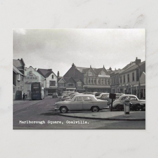 Old Postcard - Coalville, Leicestershire (Front)