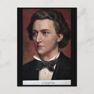 Old Postcard - Composers - Chopin