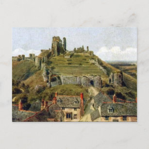Old Postcard - Corfe Castle, Dorset