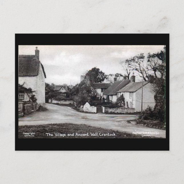 Old Postcard - Crantock, Cornwall (Front)