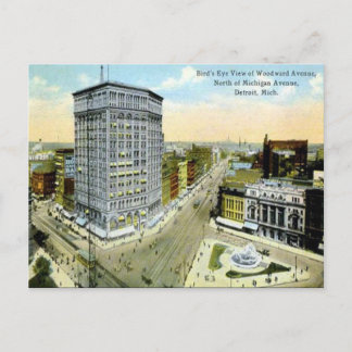 Old Postcard - Detroit, Michigan, USA