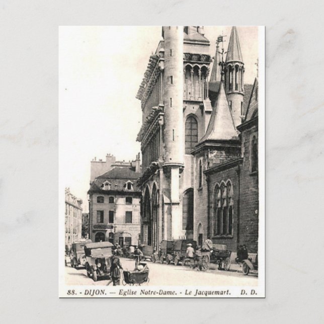 Old Postcard - Dijon, Cote d'Or, France (Front)