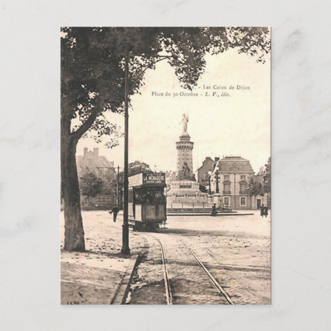Old Postcard - Dijon, France (Front)